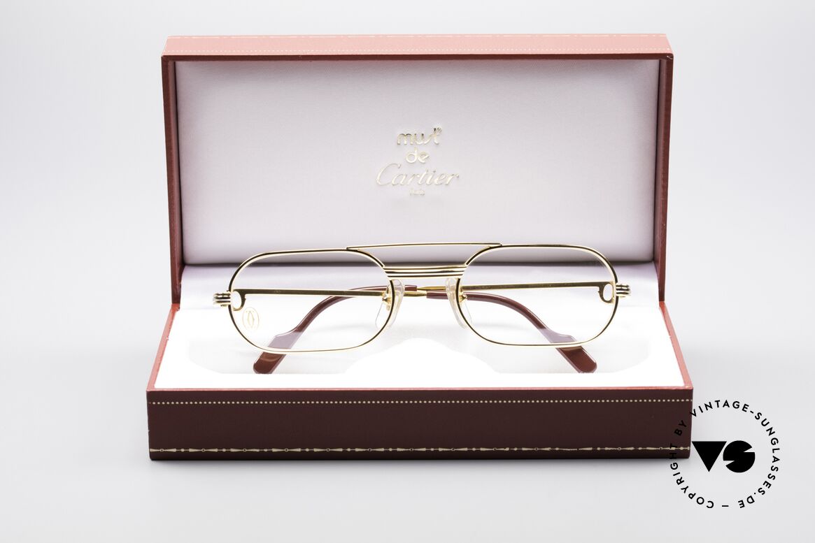 Cartier MUST LC - S Elton John Luxus Fassung, Größe: medium, Passend für Herren und Damen