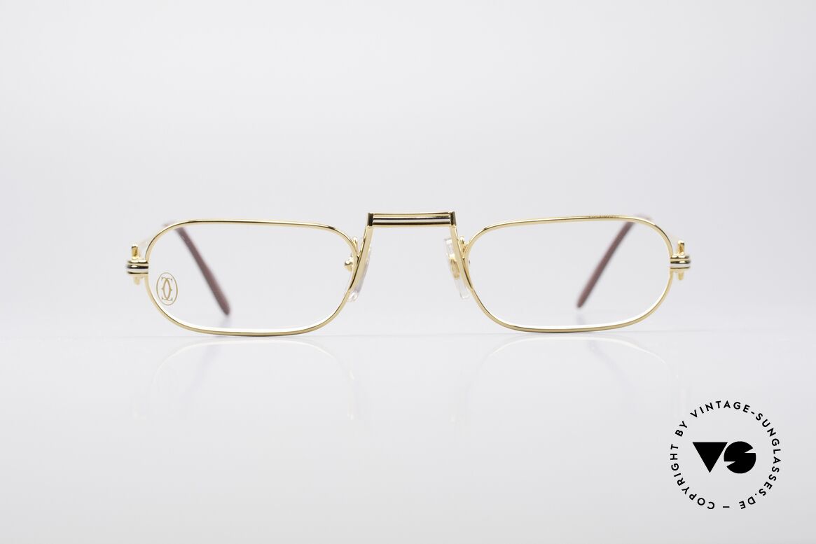 Cartier Demi Lune LC Limitierte Luxusbrille, Demi Lune = die berühmte Luxus-Lesebrille von Cartier, Passend für Herren