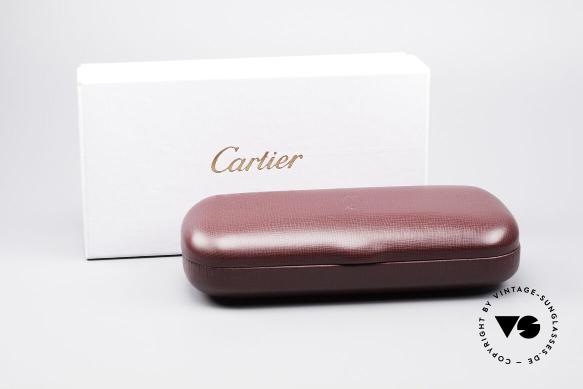 Cartier_ Hard Case True vintage Cartier, orig. Cartier Etui für die vintage Sonnenbrillen, Passend für Herren und Damen