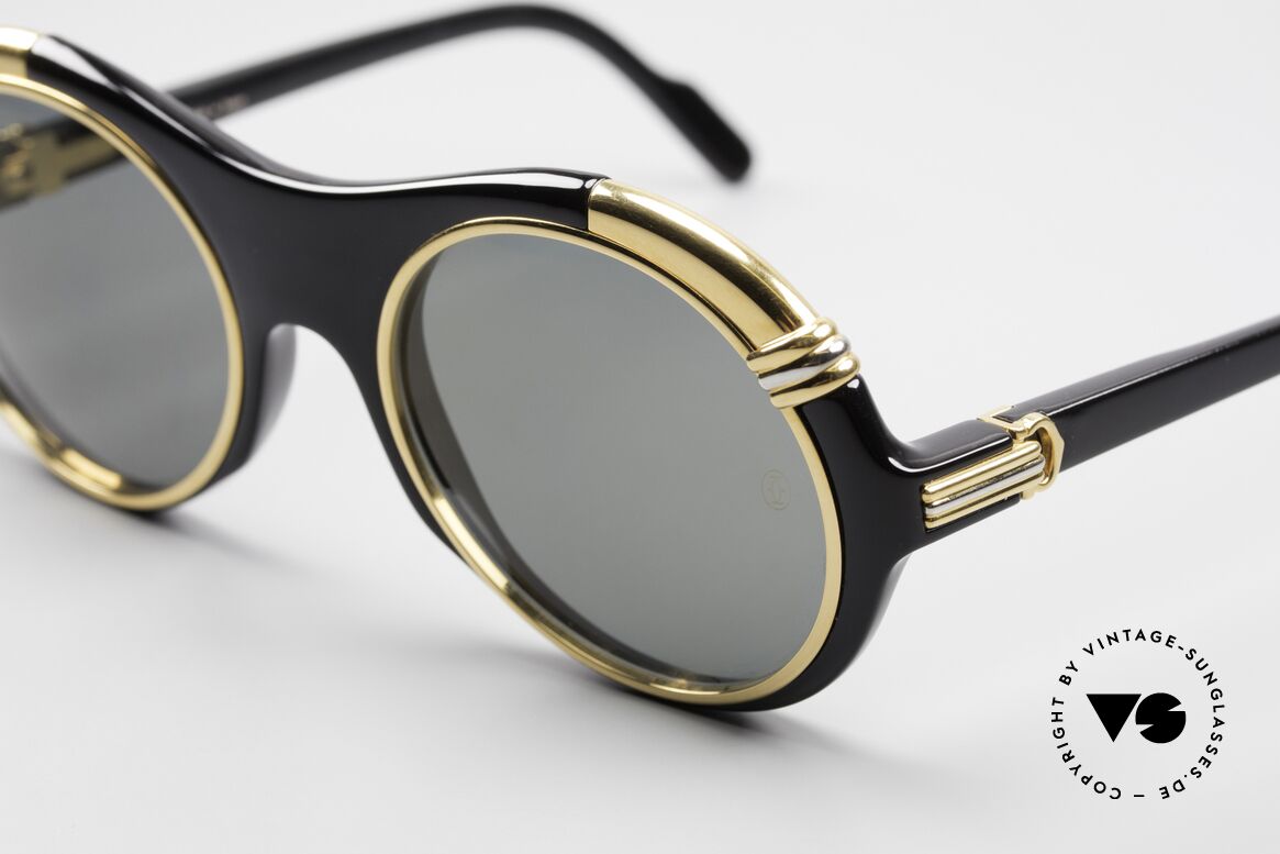 Cartier Diabolo Luxus Promi Sonnenbrille 1991, ungetragen mit OVP (wirklich selten in diesem Zustand), Passend für Herren und Damen