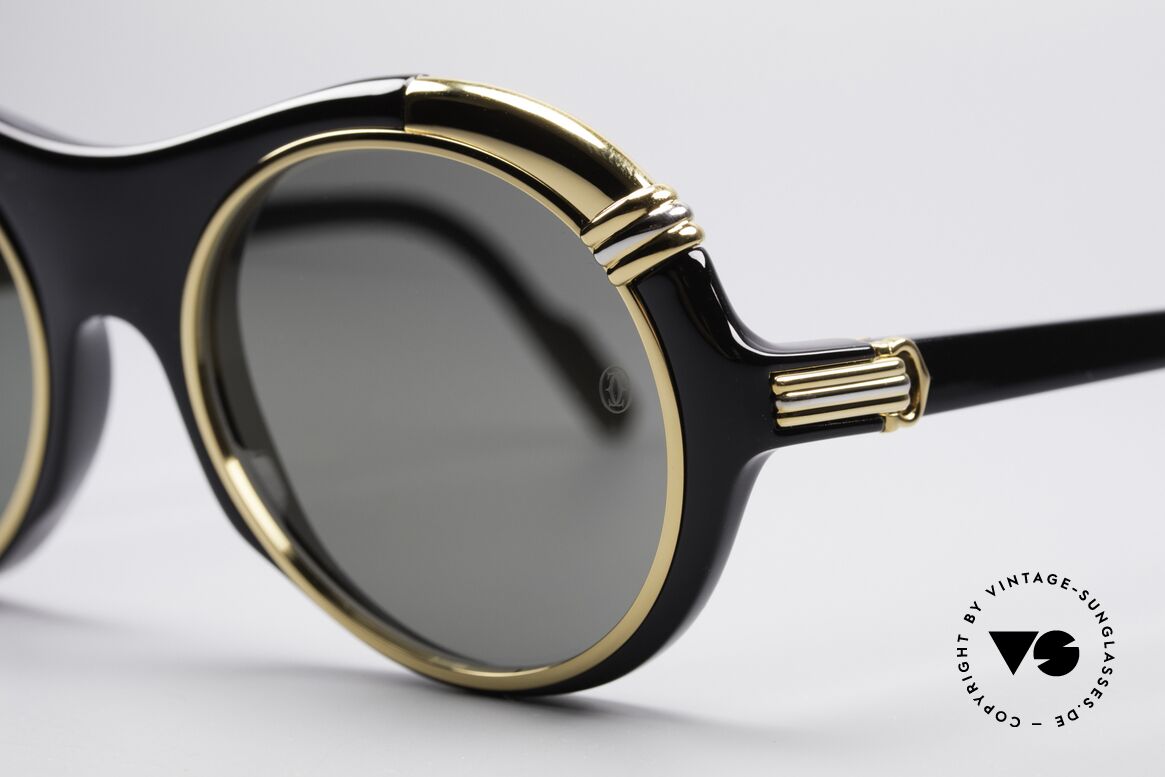 Cartier Diabolo Luxus Promi Sonnenbrille 1991, Größe: medium, Passend für Herren und Damen