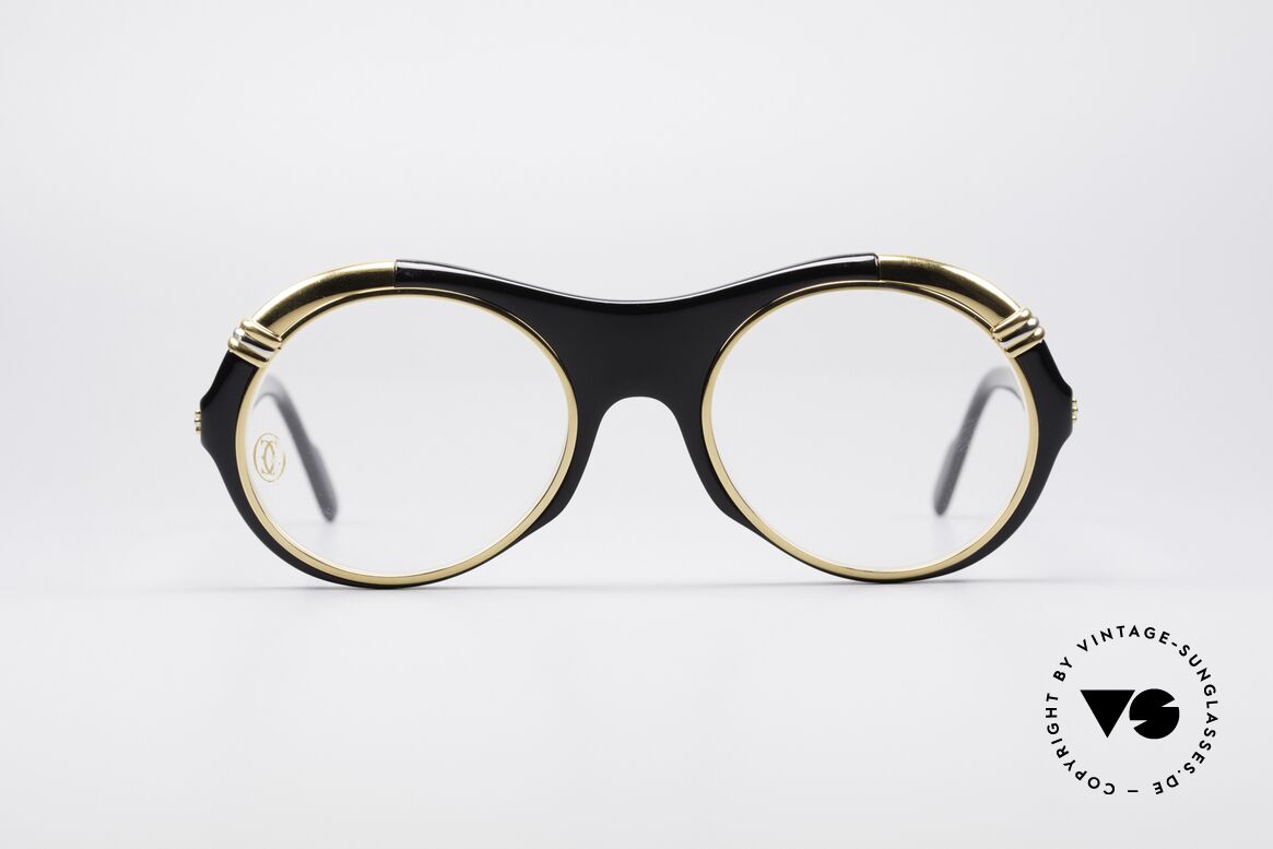 Cartier Diabolo Luxus Promi Brille, edle & massive Cartier vintage Sonnenbrille von 1991, Passend für Herren und Damen