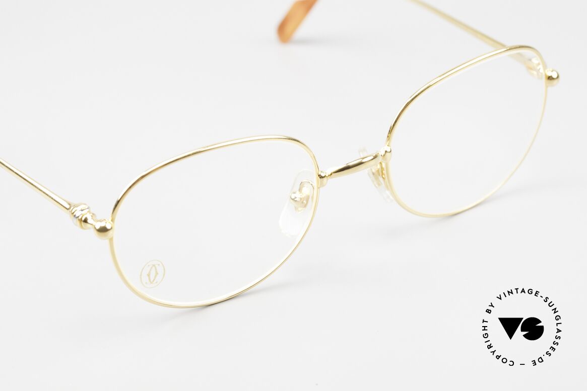 Cartier Antares - S Runde 90er Luxusbrille Unisex, ungetragene Rarität (inkl. original Cartier Verpackung), Passend für Herren und Damen