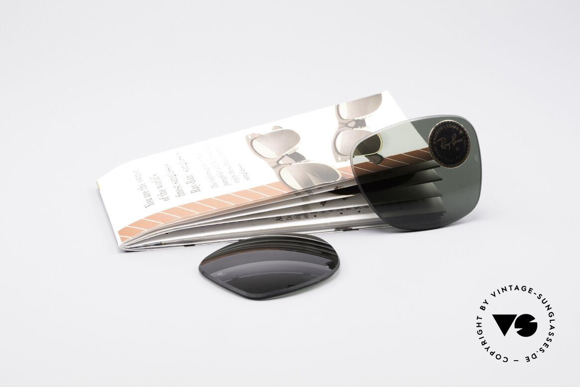 Ray Ban Wayfarer I Lenses B&L USA Sonnengläser G15, gehärtete Qualitäts-Gläser mit 100% UV Schutz, Passend für Herren und Damen