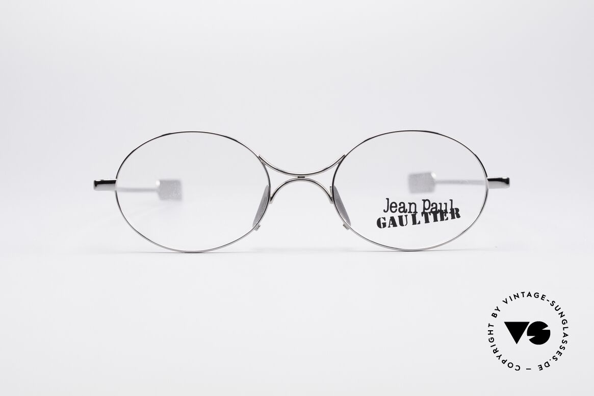 Jean Paul Gaultier 55-0173 Ovale Designer Brille, einzigartige Designerbrille von Jean Paul Gaultier, Passend für Herren und Damen