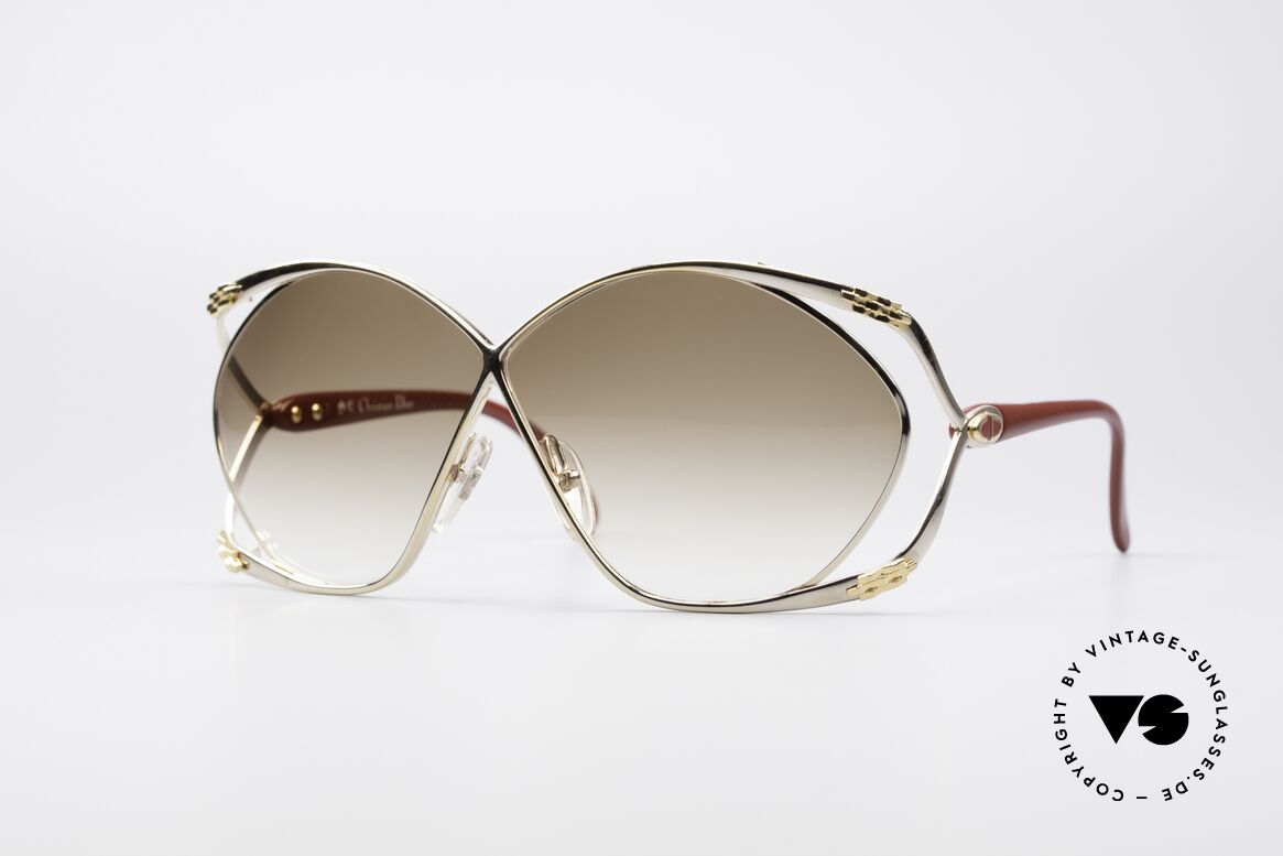 Christian Dior 2056 80er Brille Sonderedition, zauberhafte Designer-Sonnenbrille von Christian Dior, Passend für Damen