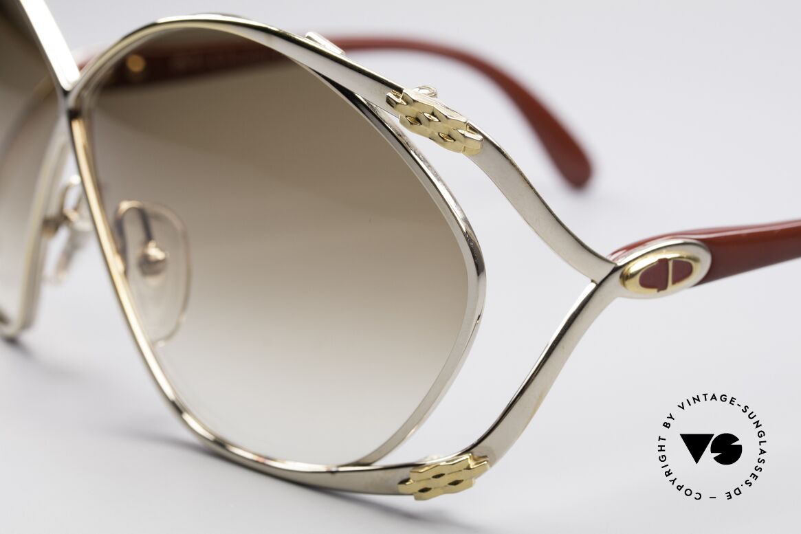 Christian Dior 2056 80er Brille Sonderedition, die SONDER-EDITION mit extra Rahmen-Verzierungen, Passend für Damen