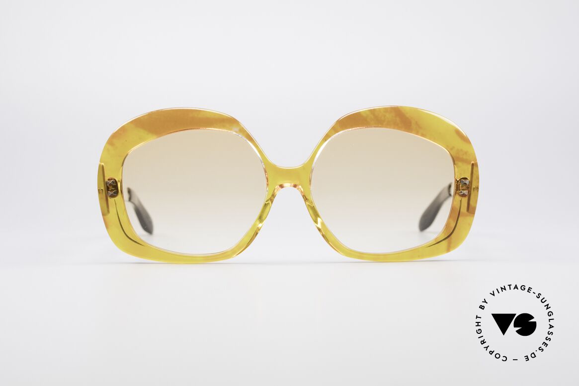 Pierre Cardin 734 70er XXL Sonnenbrille, Designersonnenbrille aus den 70ern von Pierre CARDIN, Passend für Damen