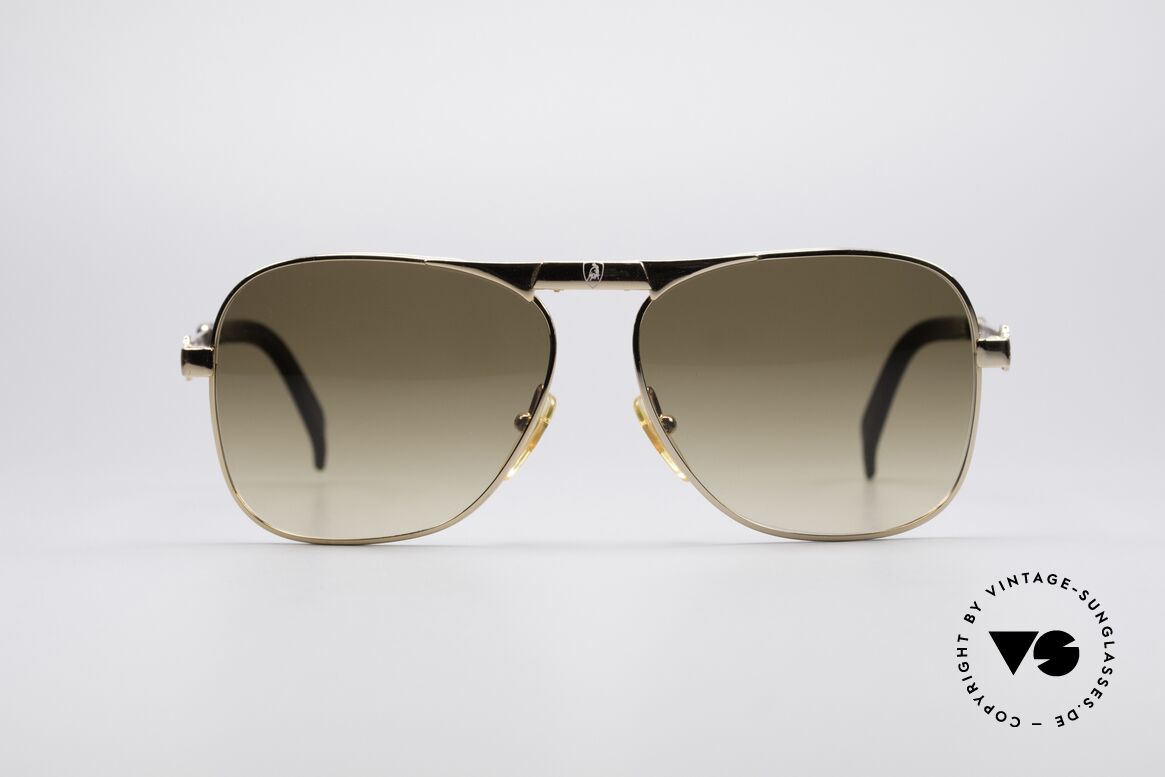 Lamborghini LT50/P Faltbare 80er Sonnenbrille, Tonino Lamborghini Vintage Faltsonnenbrille der 1980er, Passend für Herren