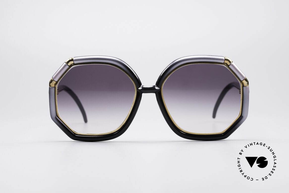 Ted Lapidus B09 70er Damen Sonnenbrille, B09 = das berühmteste Modell von Ted LAPIDUS, Passend für Damen