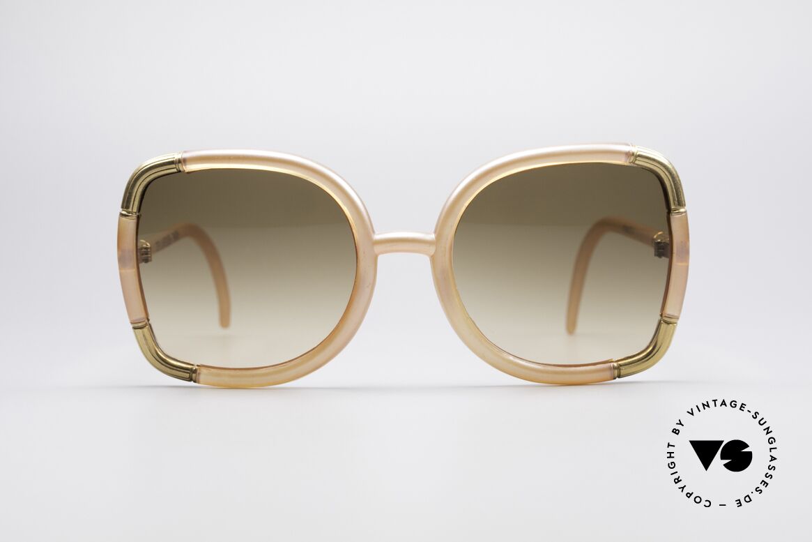 Ted Lapidus BK01 XXL 70er Sonnenbrille, die grösste vintage Sonnenbrille von TED LAPIDUS, Passend für Damen