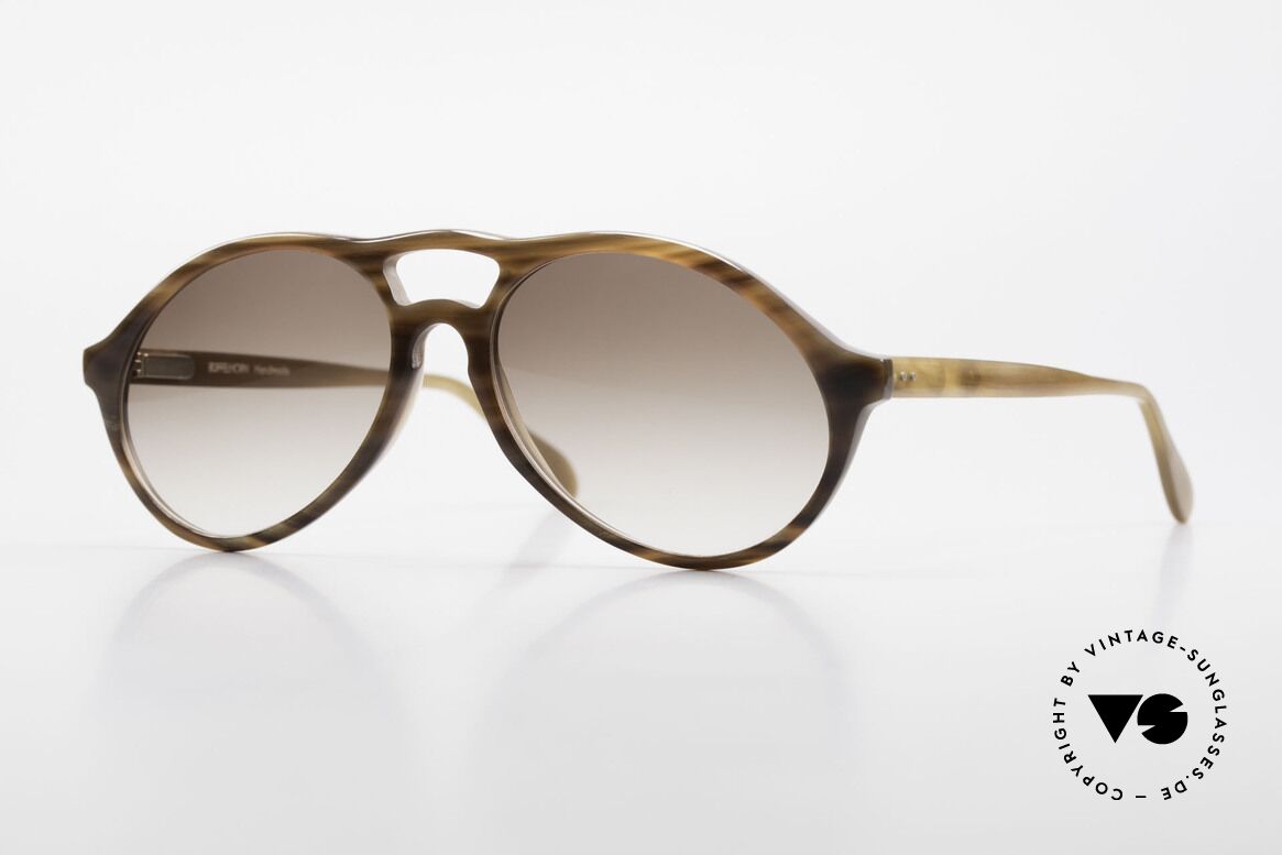 Bugatti 64852 Echt Büffelhorn Brille Vintage, extrem seltenes Designerstück aus echtem Büffelhorn, Passend für Herren