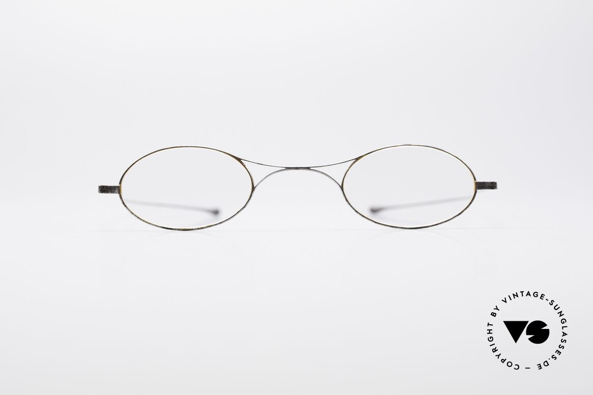 The Original Antike Schubert Brille, sehr alte, antike Brillenfassung aus dem 19. Jahrhundert, Passend für Herren und Damen