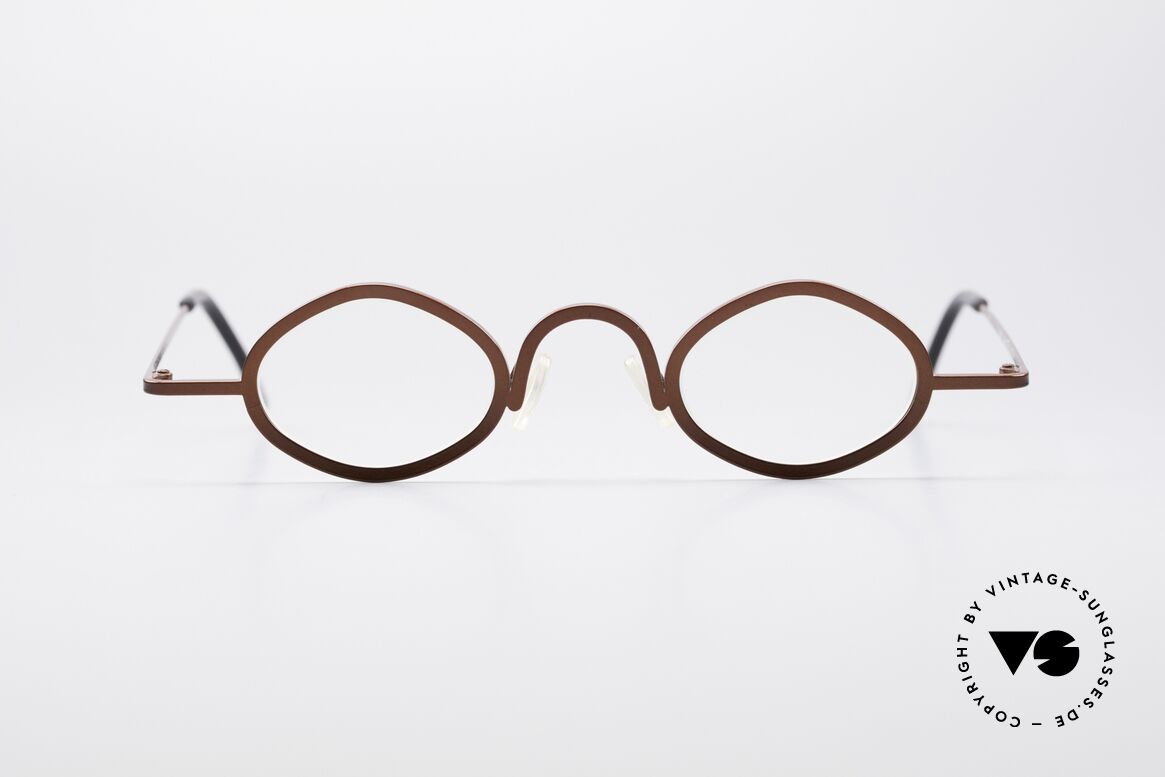 Theo Belgium Bang Anti Mainstream Brille, Theo Belgium Brille, weinrotes Unisex-Modell "Bang", Passend für Herren und Damen