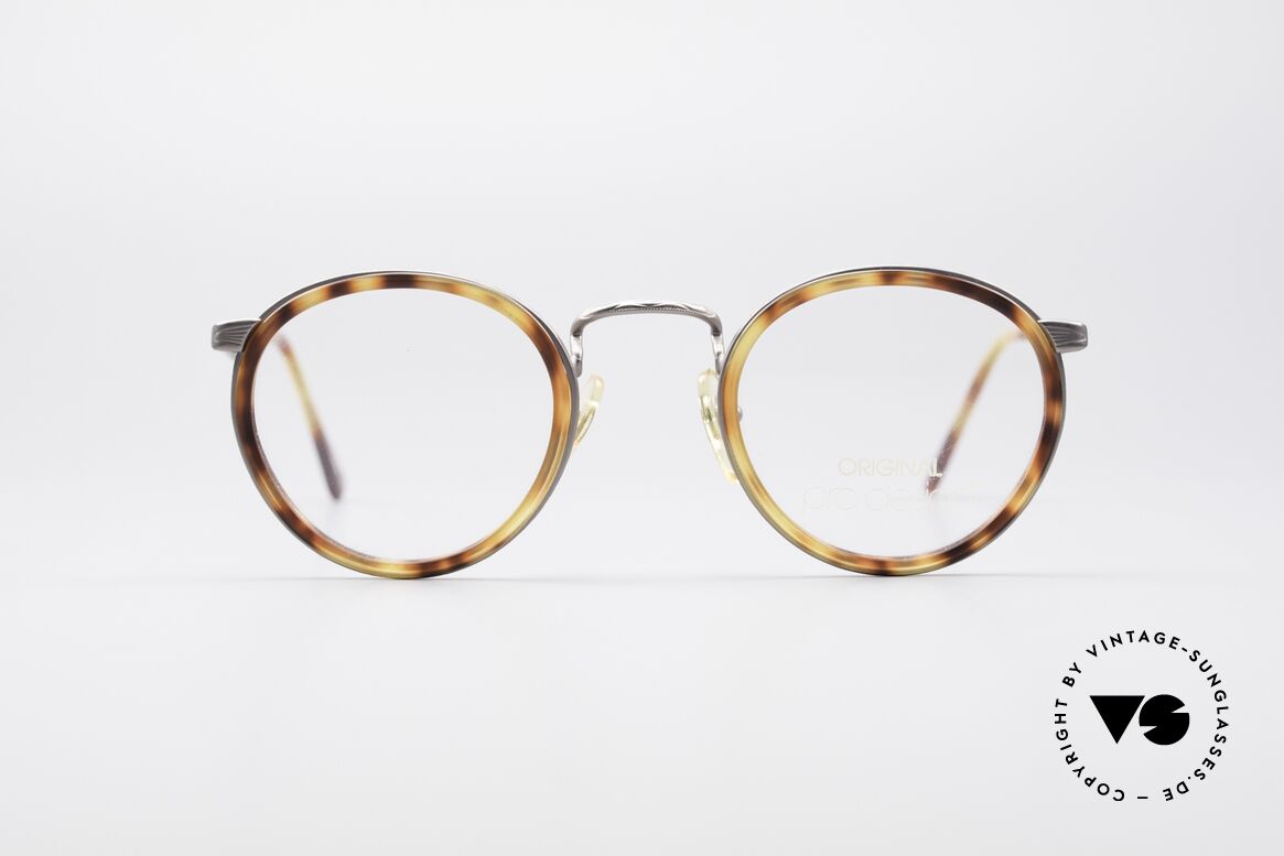 ProDesign Denmark Club 55C Panto Brille, Pro-Design Optic Studio Denmark vintage Brille, Passend für Herren