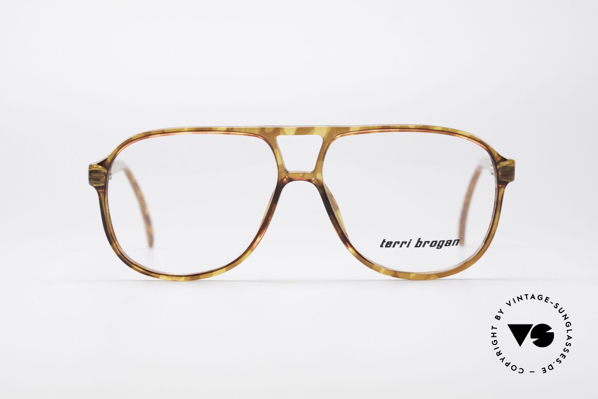 Terri Brogan 8673 Optyl Vintage Brille, Terri Brogan vintage Brillenfassung aus den 90ern, Passend für Herren