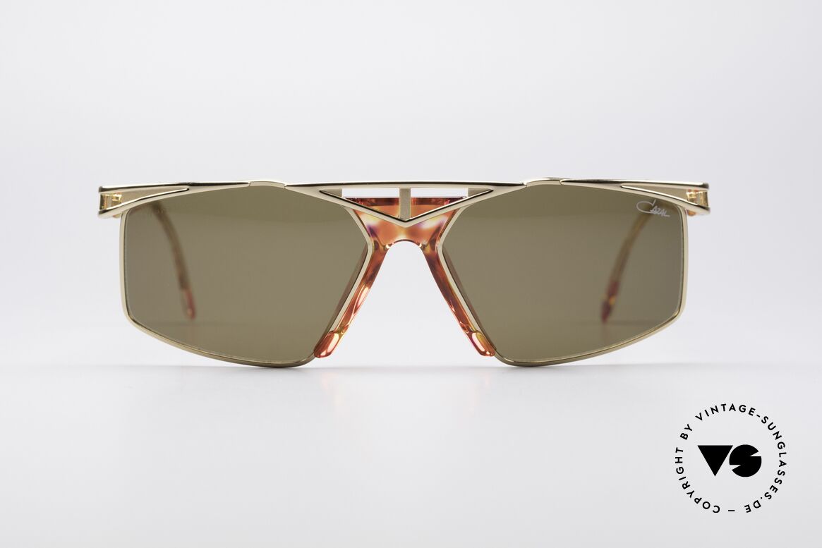 Cazal 962 Sportliche Vintage Brille, sportlich schicke Cazal Designersonnenbrille der 90er, Passend für Herren und Damen