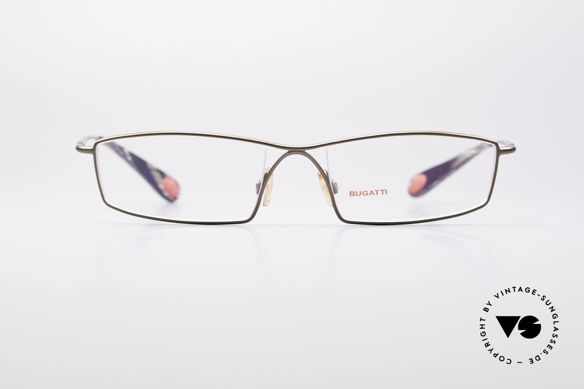 Bugatti 201 Odotype Herren Designer Brille, ORIGINAL high-tech Bugatti Brillenfasssung, Passend für Herren