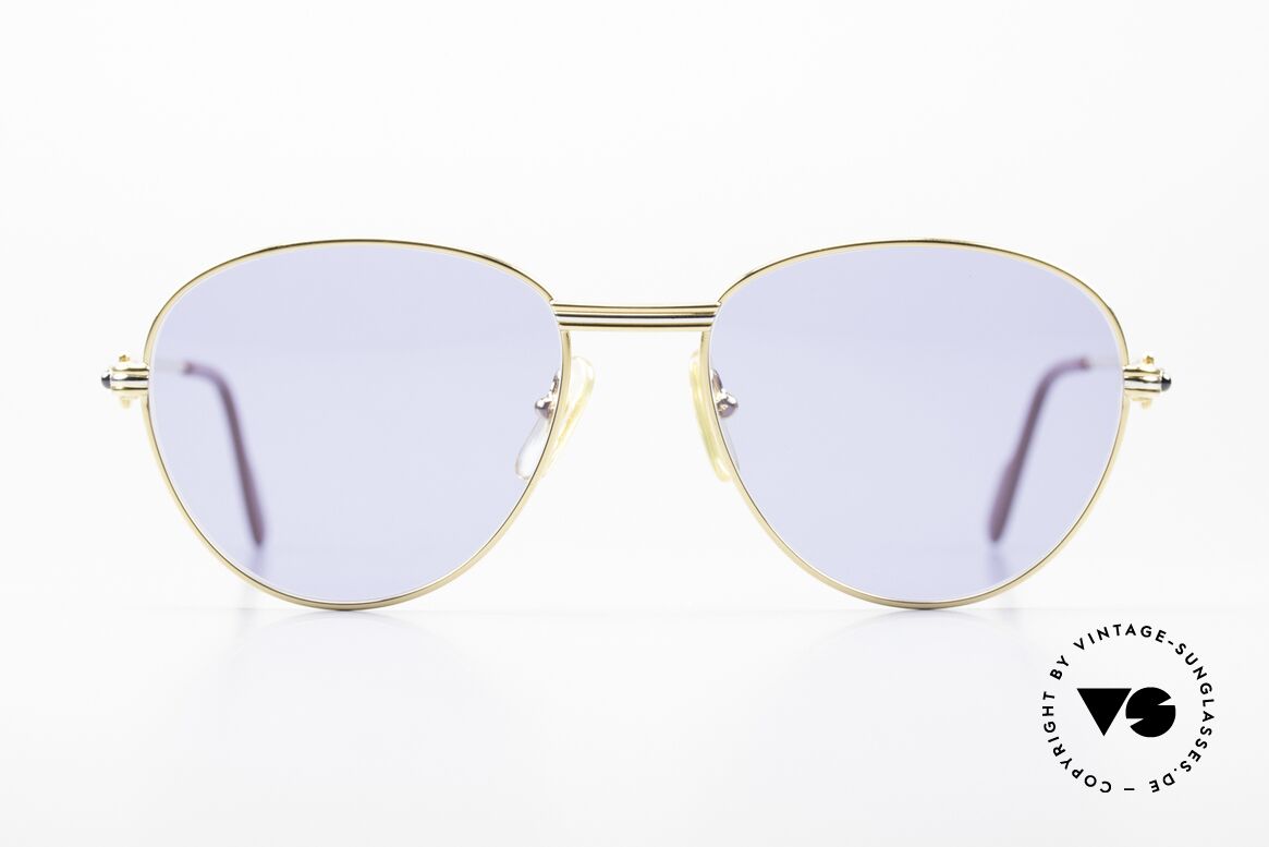 Cartier S Saphirs 0,94 ct Echte Saphire als Bügeldekor, Modell aus der "S"-Serie (Markteinführung 1988), Passend für Damen