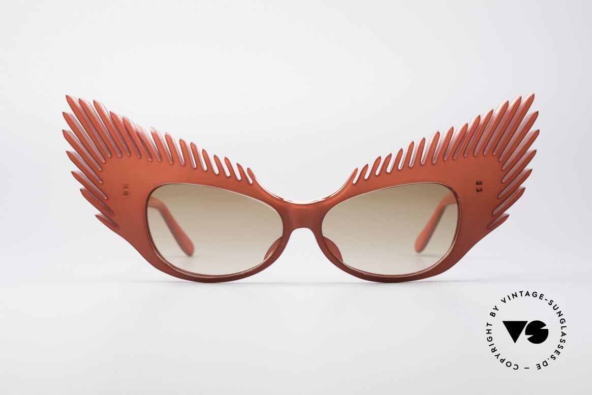 Alain Mikli MYSTERY Haute Couture Vintage Brille, grandiose ALAIN MIKLI Paris Designer-Sonnenbrille, Passend für Damen