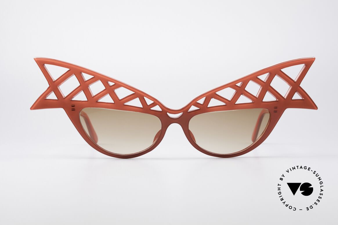 Alain Mikli WINGS Haute Couture Vintage Brille, vintage Alain Mikli 'WINGS' Designer-Sonnenbrille, Passend für Damen