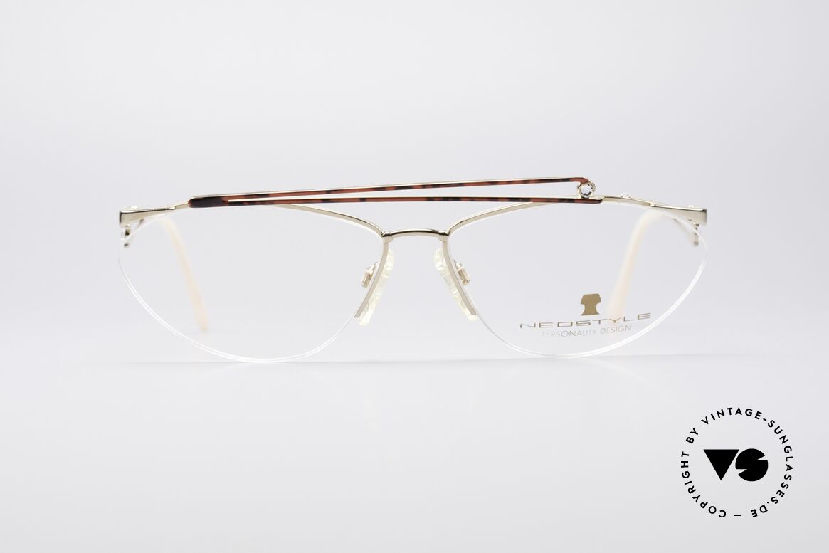 Neostyle Jet 221 Schmuckstein Vintage Brille, zauberhafte vintage 80er Damenbrille von NEOSTYLE, Passend für Damen