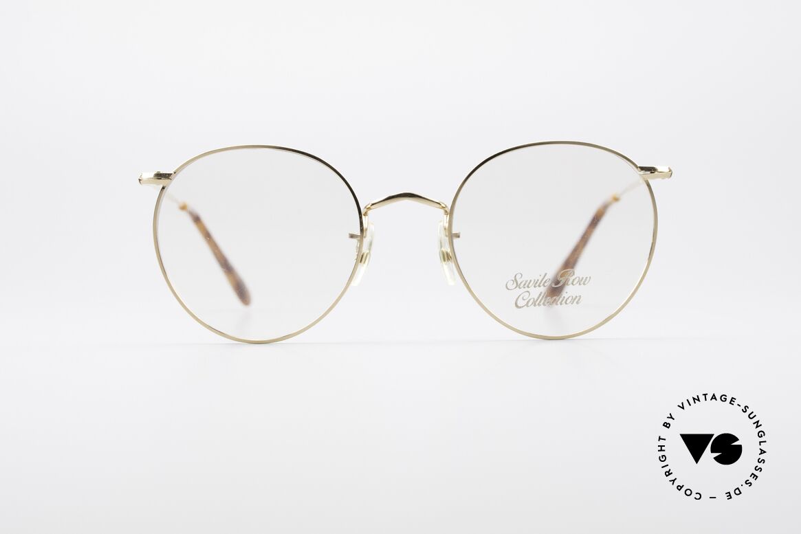 Savile Row Panto 49/20 John Lennon Vintage Brille, 'The Savile Row Collection' von ALGHA, UK Optical, Passend für Herren