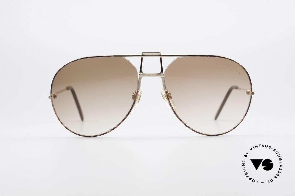 Jaguar 707 80er Luxus Sonnenbrille, vintage 80er Jaguar Sonnenbrille im 'Aviator-Design', Passend für Herren