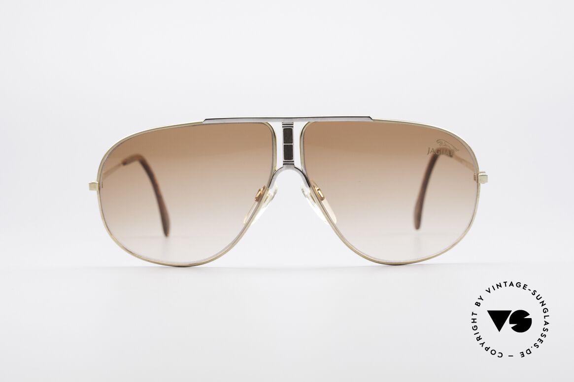 Jaguar 701 Rare 80er Sonnenbrille, vintage 80er Jaguar Sonnenbrille im 'Aviator-Design', Passend für Herren