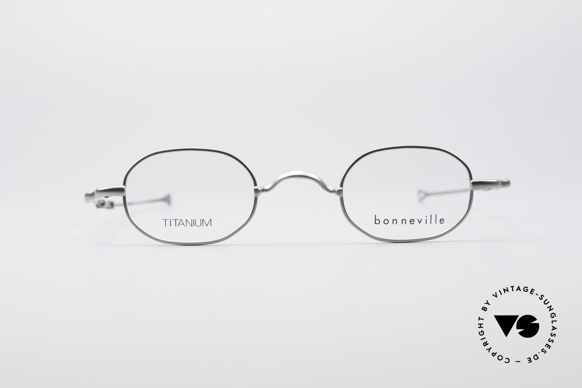 Bonneville - Telescopic Ausziehbare Titan Brille, Bonneville, Model 70, vintage Titanium Fassung, Passend für Herren und Damen