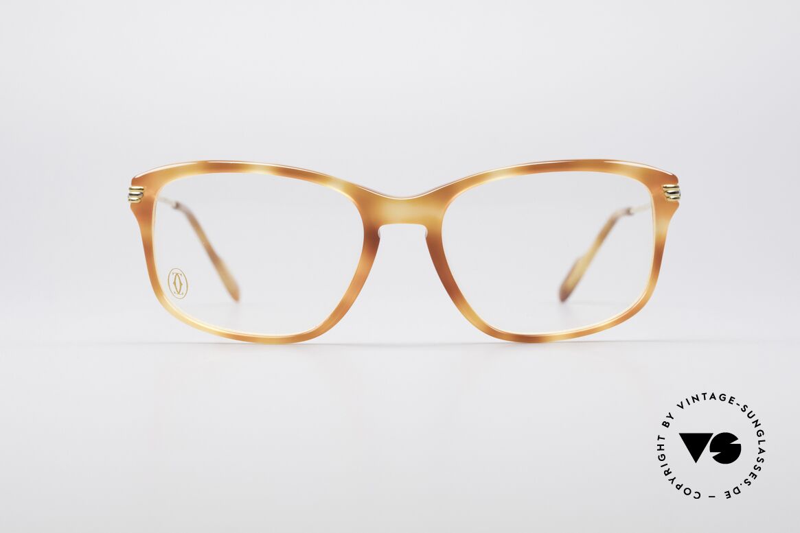 Cartier Lumen - M 90er Luxus Vintage Brille, vintage Luxusbrille aus der Cartier "Combinées"-Serie, Passend für Herren und Damen