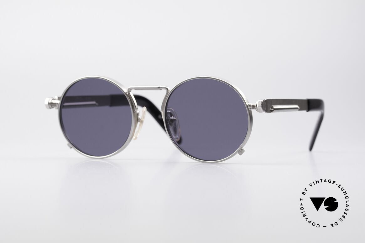 Jean Paul Gaultier 56-8171 Steampunk Vintage Brille, hochwertiges und kreatives Jean Paul Gaultier Design, Passend für Herren und Damen