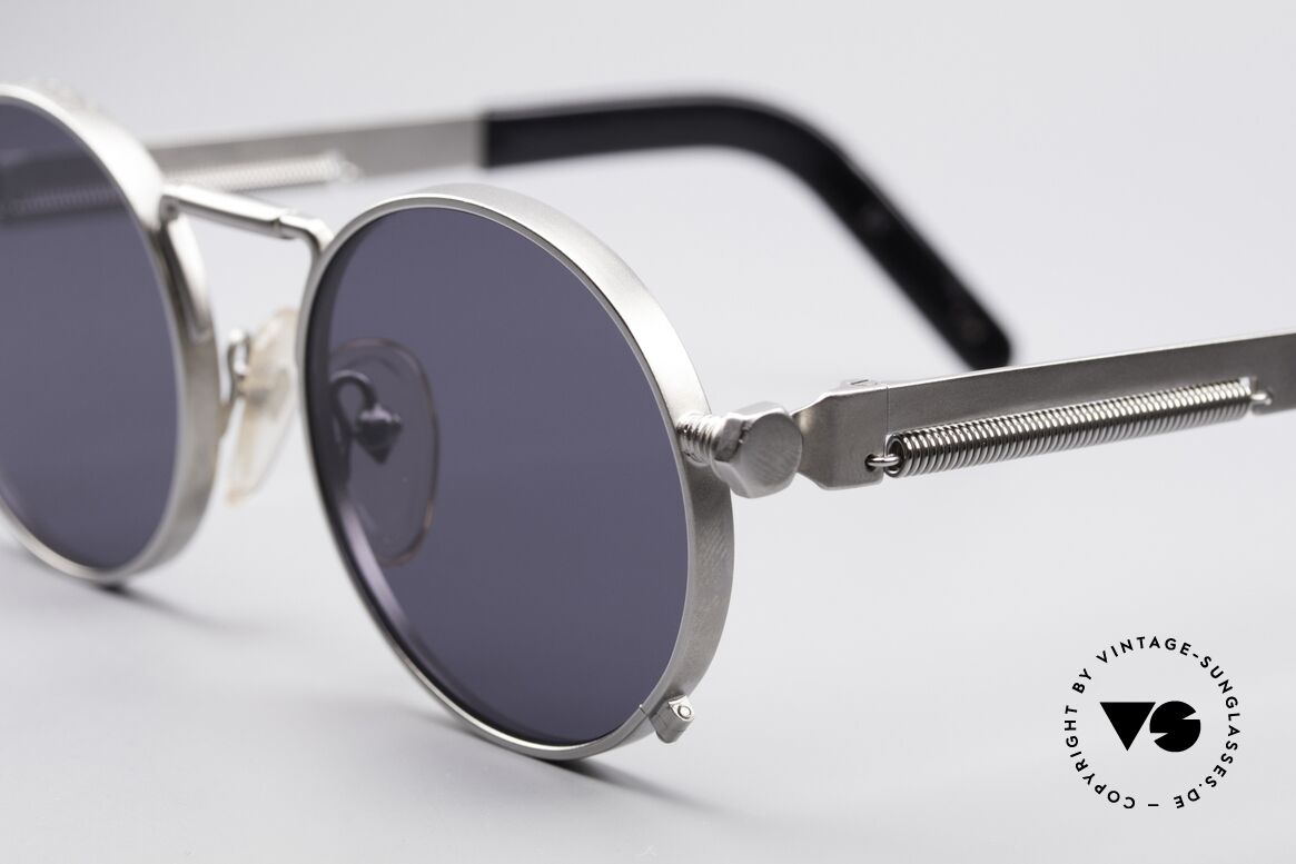 Jean Paul Gaultier 56-8171 Steampunk Vintage Brille, das erste Modell der Gaultier Brillen-Serie von 1991, Passend für Herren und Damen