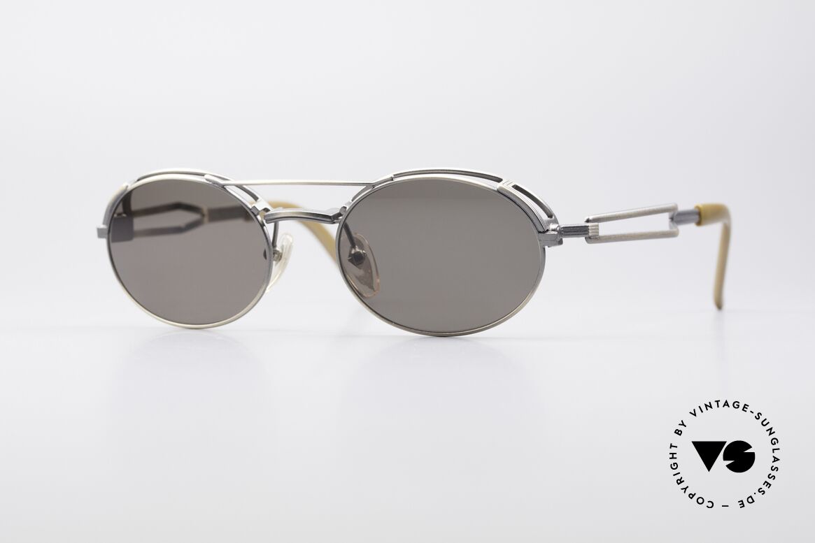 Jean Paul Gaultier 56-7107 Industrial Vintage Brille 90er, einzigartige vintage Sonnenbrille von Jean Paul Gaultier, Passend für Herren und Damen