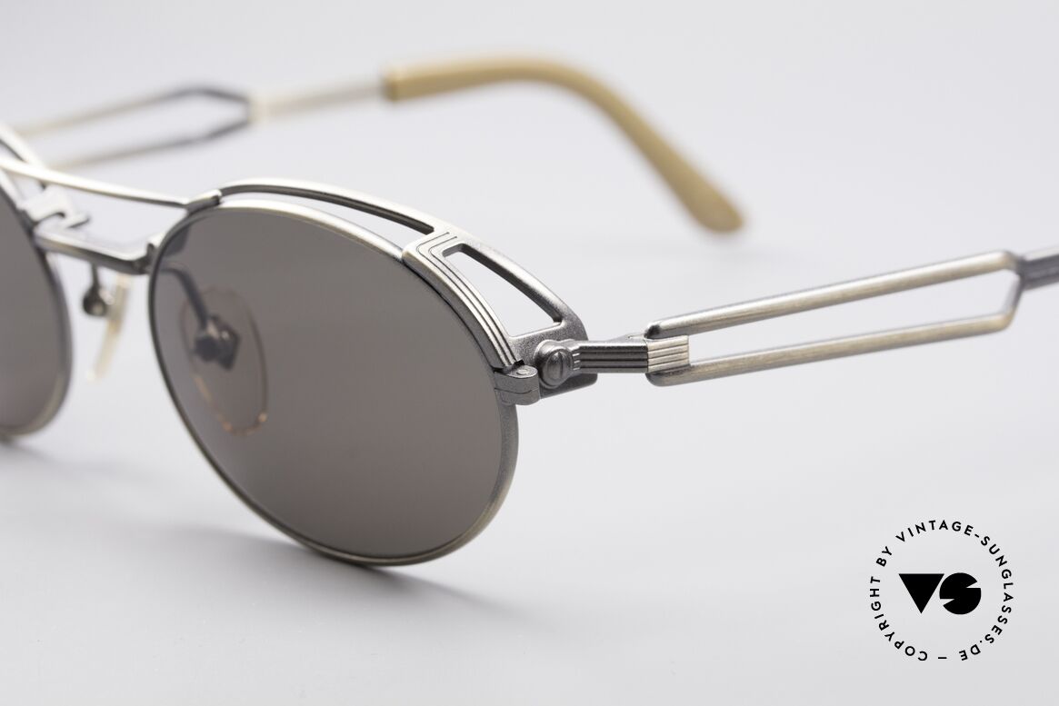 Jean Paul Gaultier 56-7107 Industrial Vintage Brille, echte TOP-Qualität; made in Japan (wie aus einem Guss), Passend für Herren und Damen