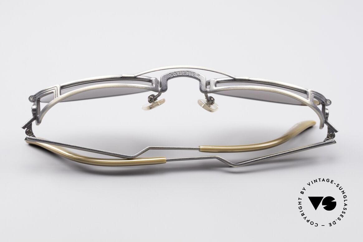 Jean Paul Gaultier 56-7107 Industrial Vintage Brille, Größe: medium, Passend für Herren und Damen