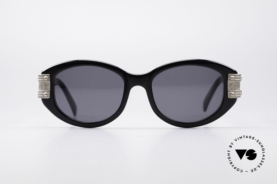 Jean Paul Gaultier 56-5204 Steampunk Designer Brille, vintage 1990er Jean Paul Gaultier Kultsonnenbrille, Passend für Herren und Damen