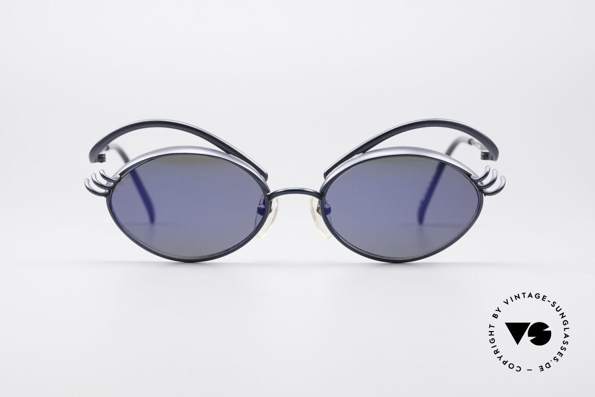 Jean Paul Gaultier 56-6107 Haute Couture Sonnenbrille, einfallsreiche Designersonnenbrille von J.P. Gaultier, Passend für Damen