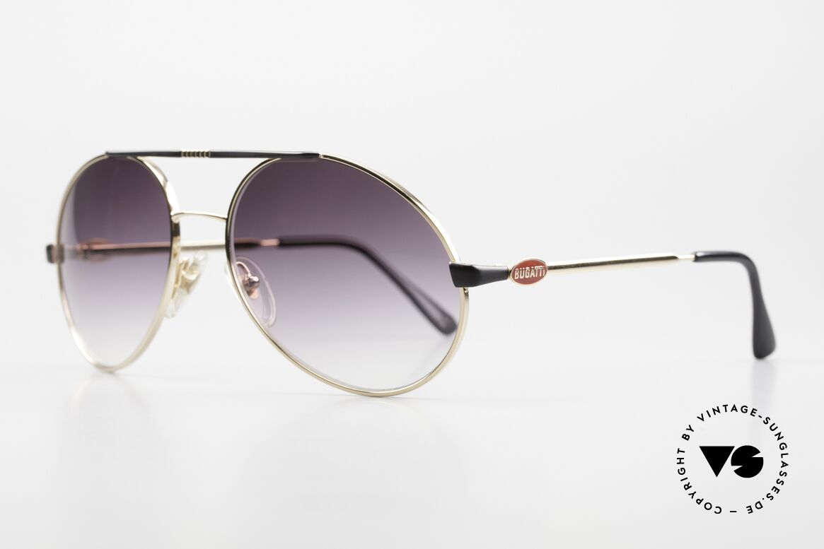 Bugatti 65837 80er Luxus Vintage Brille, Original von 1984; perfekt für den aparten Gentleman, Passend für Herren