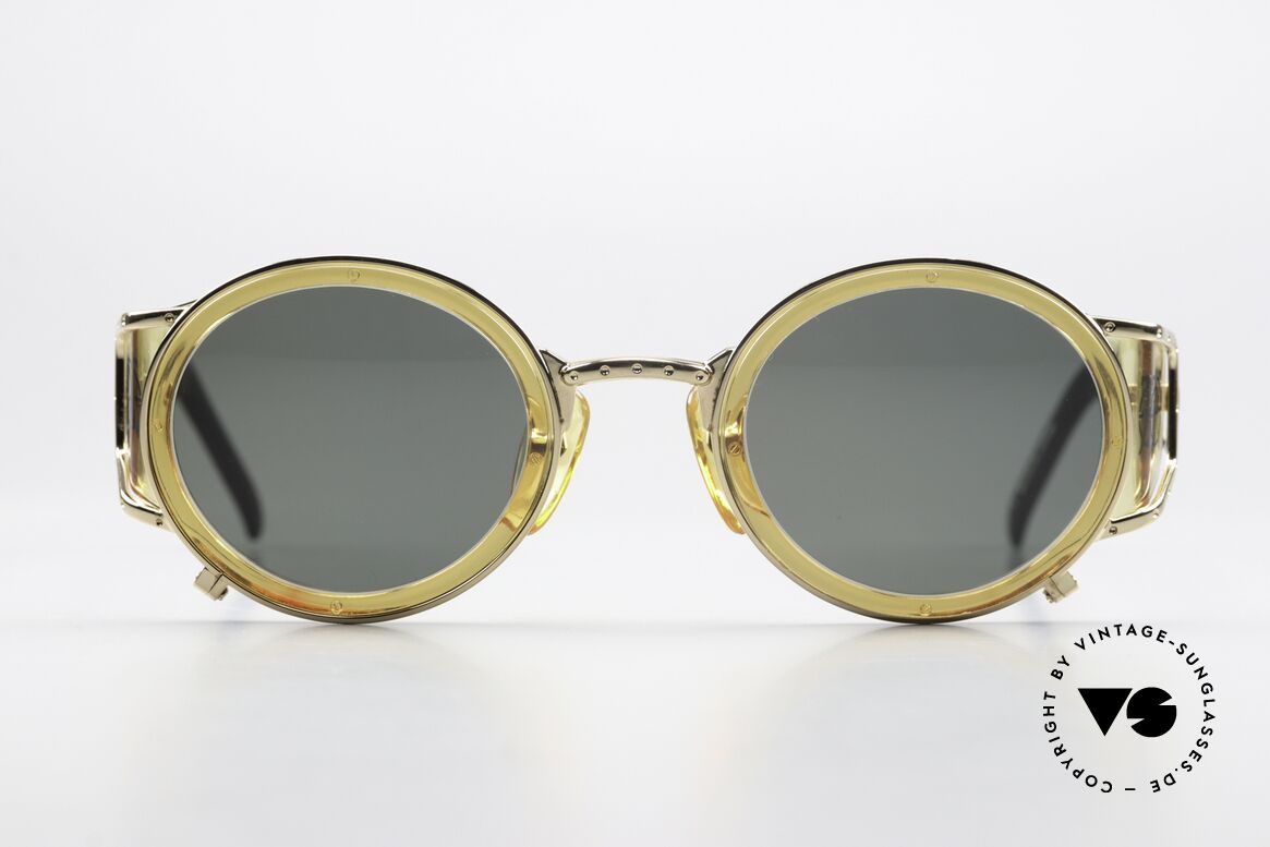 Jean Paul Gaultier 58-6201 Steampunk Vintage Brille, 1990er vintage Sonnenbrille von Jean Paul Gaultier, Passend für Herren und Damen