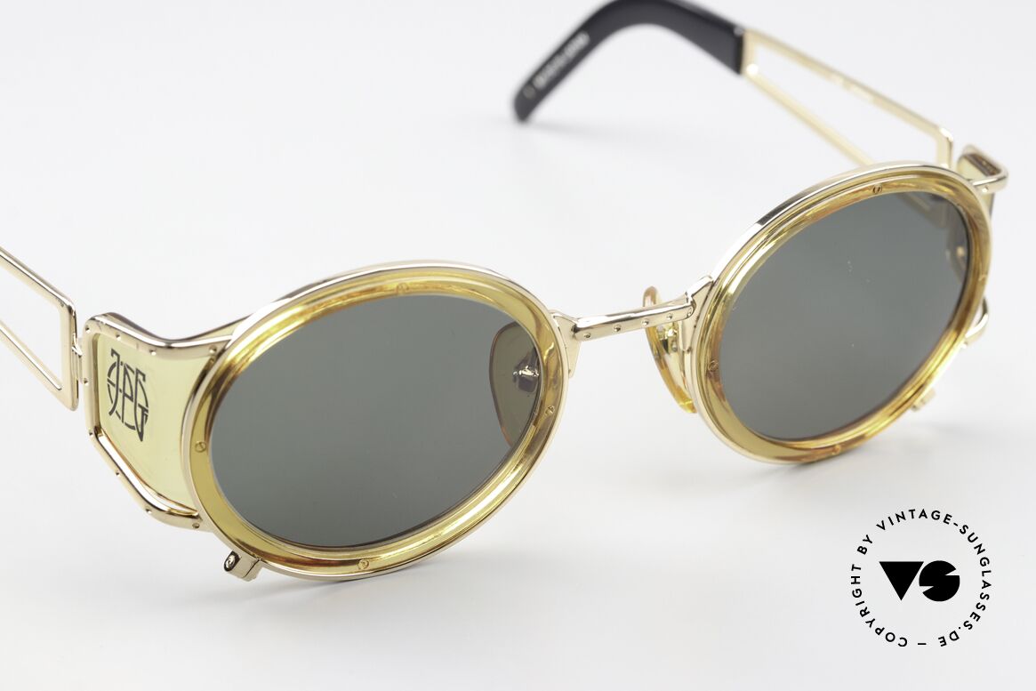 Jean Paul Gaultier 58-6201 Steampunk Vintage Brille, unbenutztes Original in  Spitzen-Qualität + JPG Etui, Passend für Herren und Damen