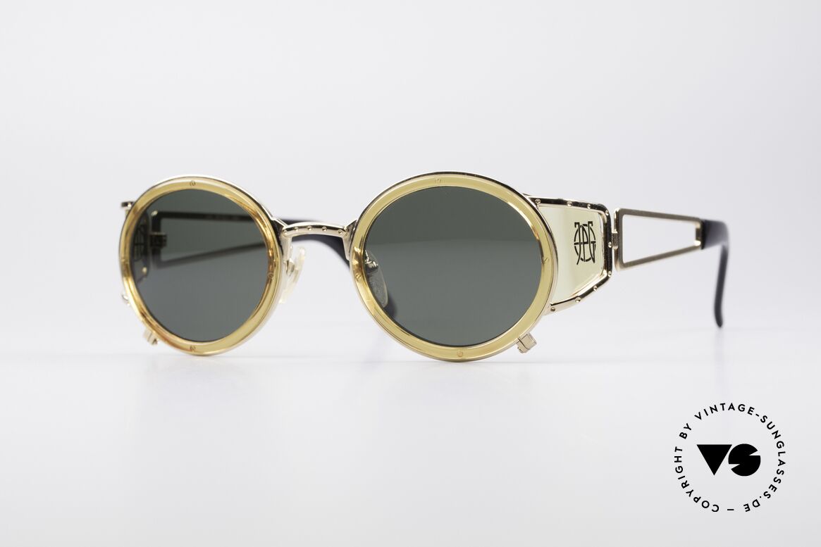 Jean Paul Gaultier 58-6201 Steampunk Vintage Brille, 1990er vintage Sonnenbrille von Jean Paul Gaultier, Passend für Herren und Damen
