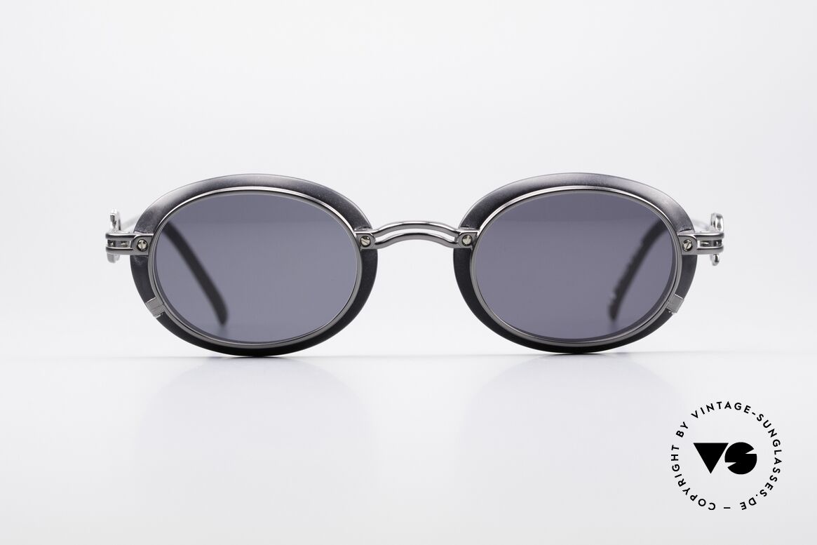 Jean Paul Gaultier 58-5201 Rare Steampunk Brille 90er, extravagante Jean P. GAULTIER vintage Sonnenbrille, Passend für Herren und Damen