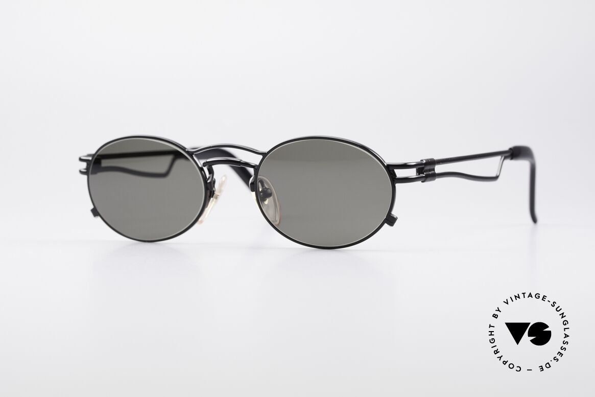 Jean Paul Gaultier 56-3173 Ovale Vintage Sonnenbrille, ovale vintage Jean Paul GAULTIER Sonnenbrille von 1995, Passend für Herren und Damen