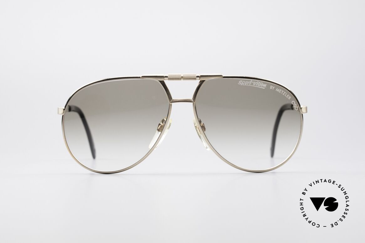Metzler 0256 Brad Pitt Sonnenbrille, ultra seltene Metzler Sportsonnenbrille von 1988, Passend für Herren