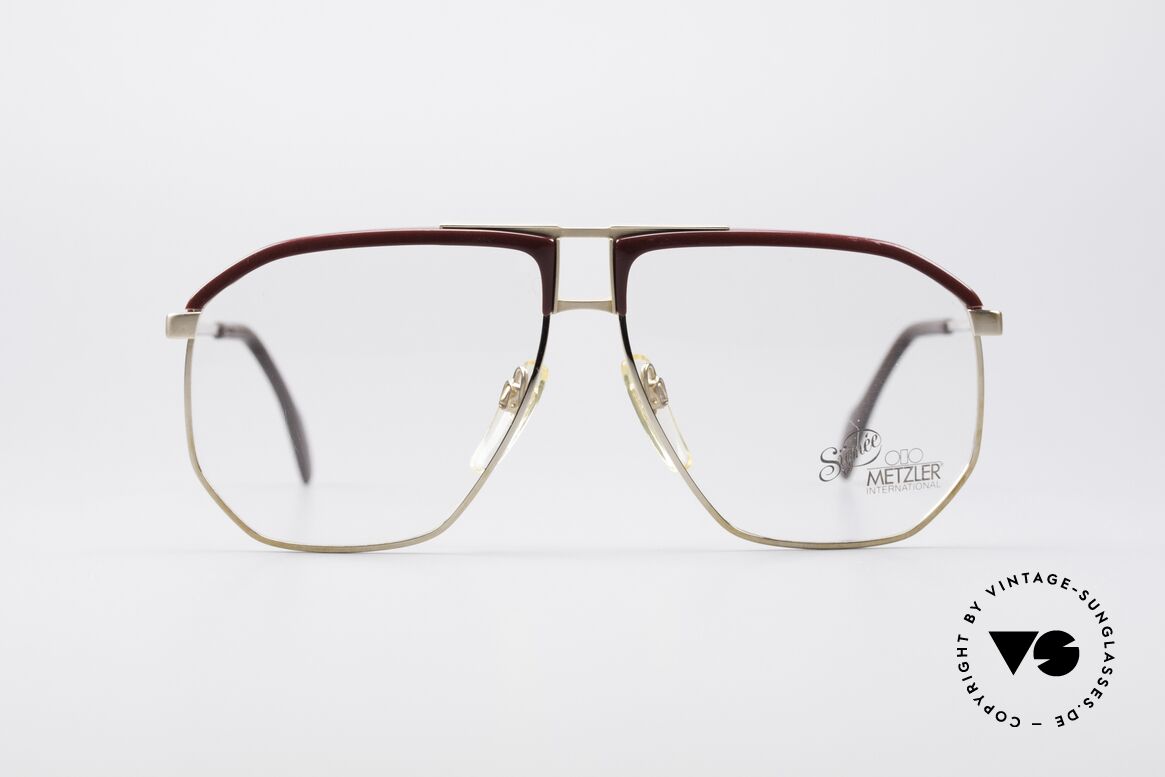 Metzler 0788 Echte 80er Vintage Fassung, Metzler Brillenfassung in unglaublicher Qualität, Passend für Herren