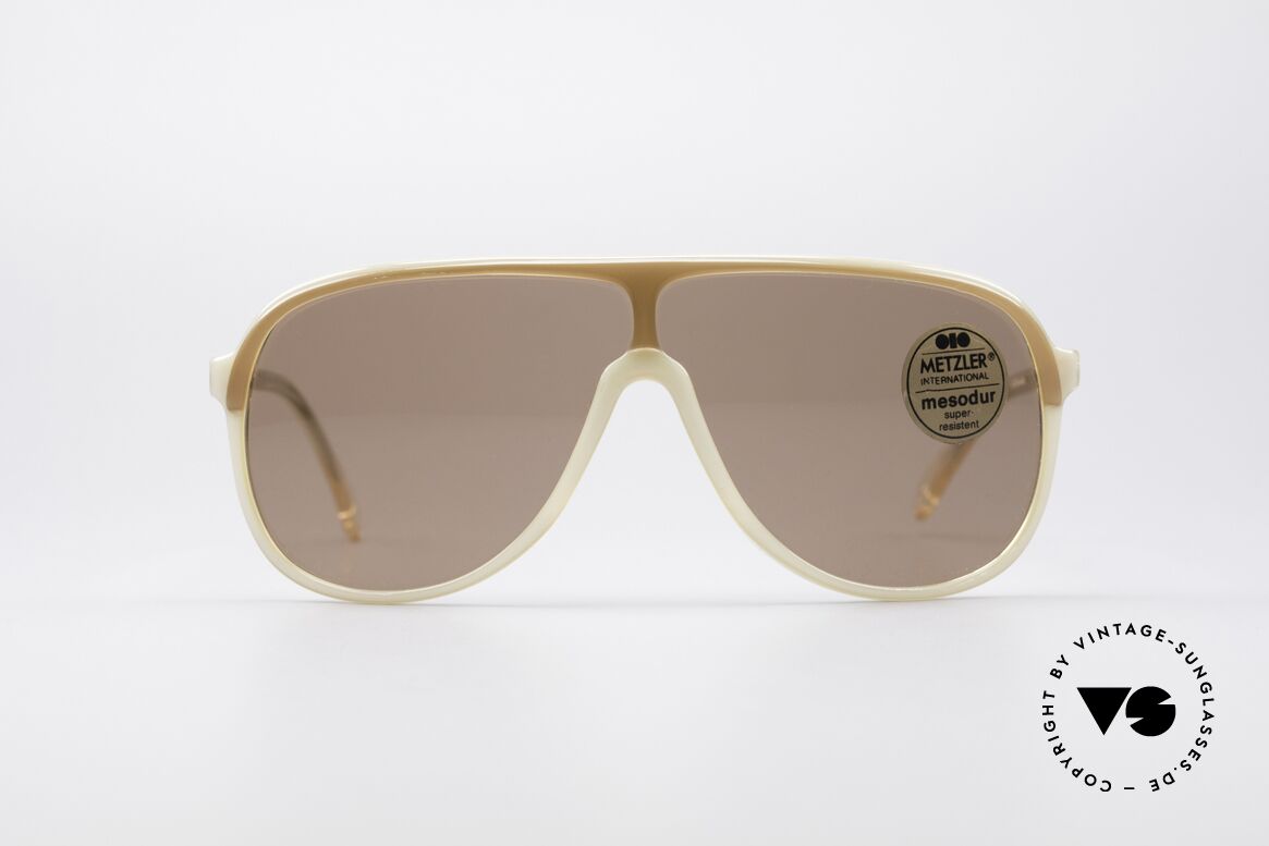 Metzler 0100 Rare Vintage Sonnenbrille, rare Metzler Sonnenbrille aus den frühen 80ern, Passend für Herren