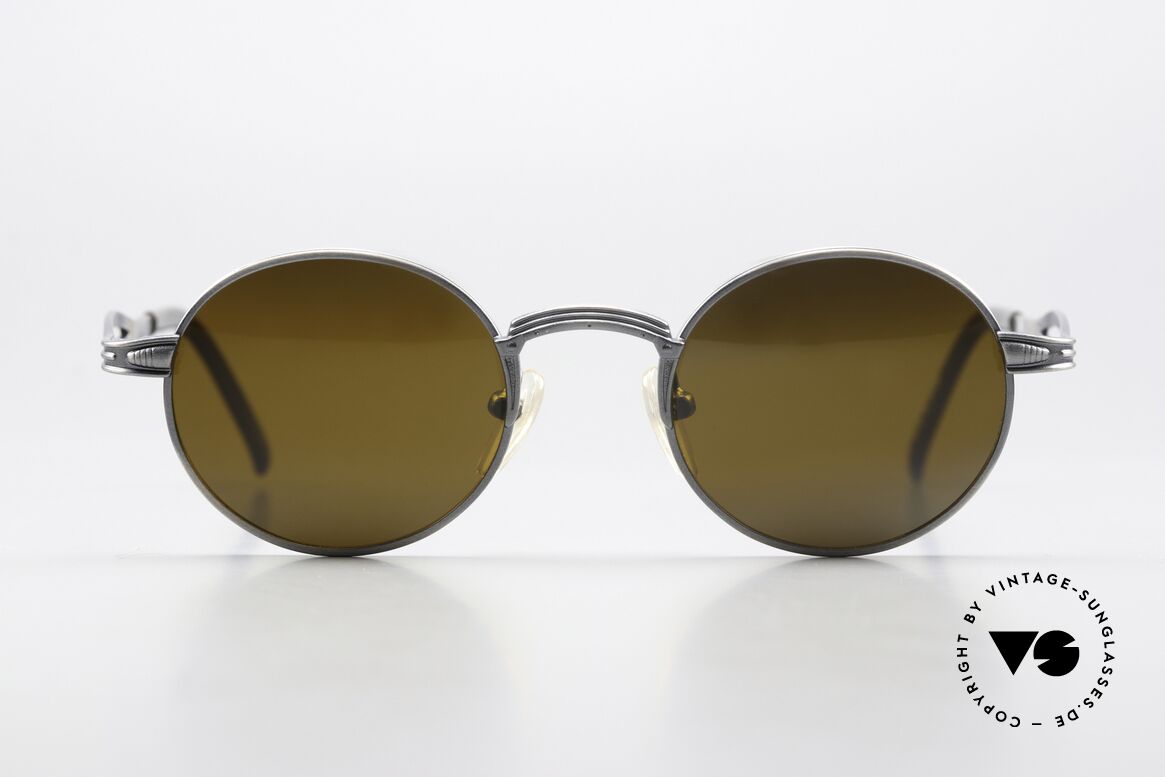Jean Paul Gaultier 55-7107 Verspiegelte Verlaufsgläser, kleine, runde vintage Brille von Jean Paul GAULTIER, Passend für Herren und Damen