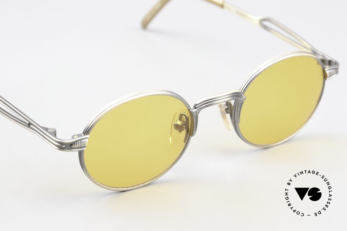 Jean Paul Gaultier 55-7107 90er Fassung Smoke Gold, unbenutzt (wie alle unsere vintage GAULTIER Brillen), Passend für Herren und Damen