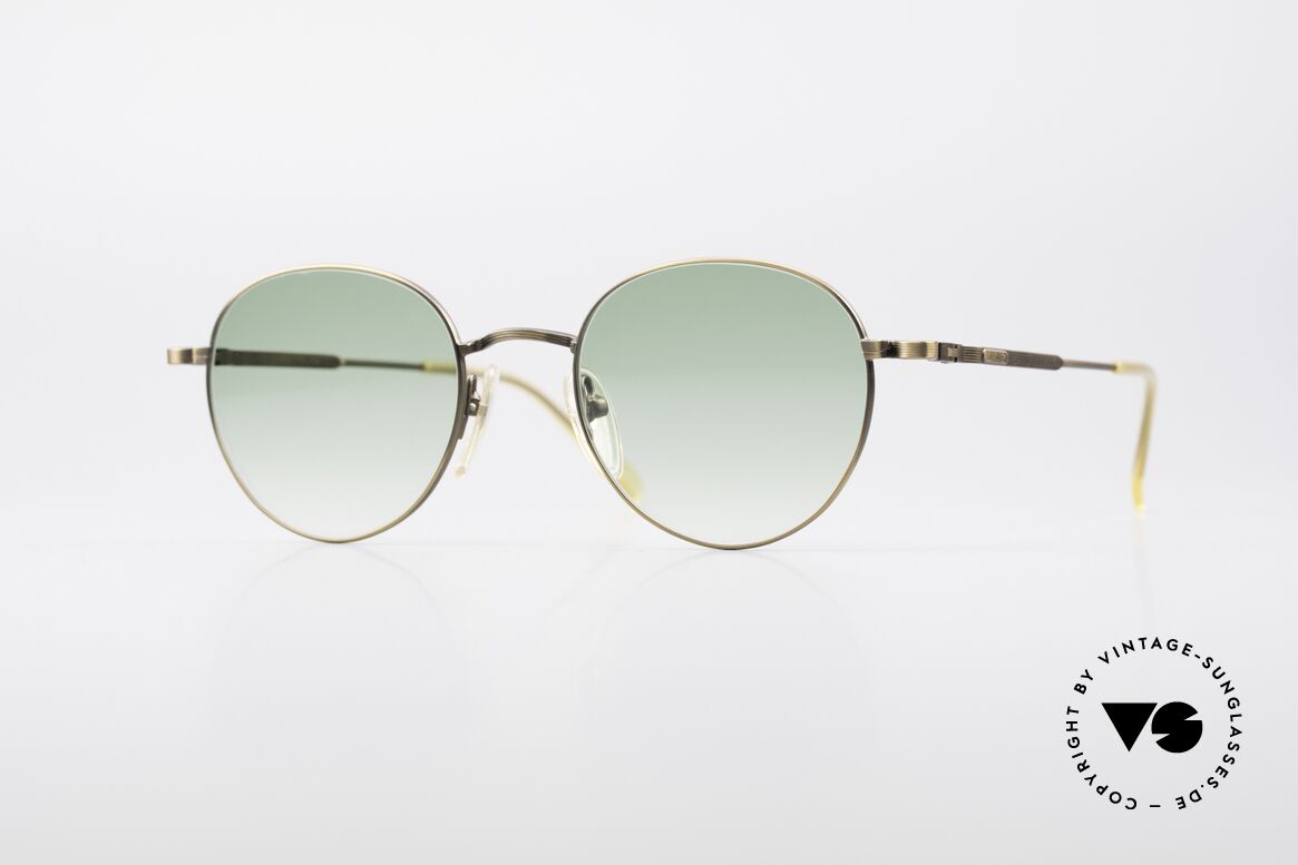 Jean Paul Gaultier 55-1174 Runde Vintage Sonnenbrille, runde vintage Designersonnenbrille von J.P. Gaultier, Passend für Herren und Damen